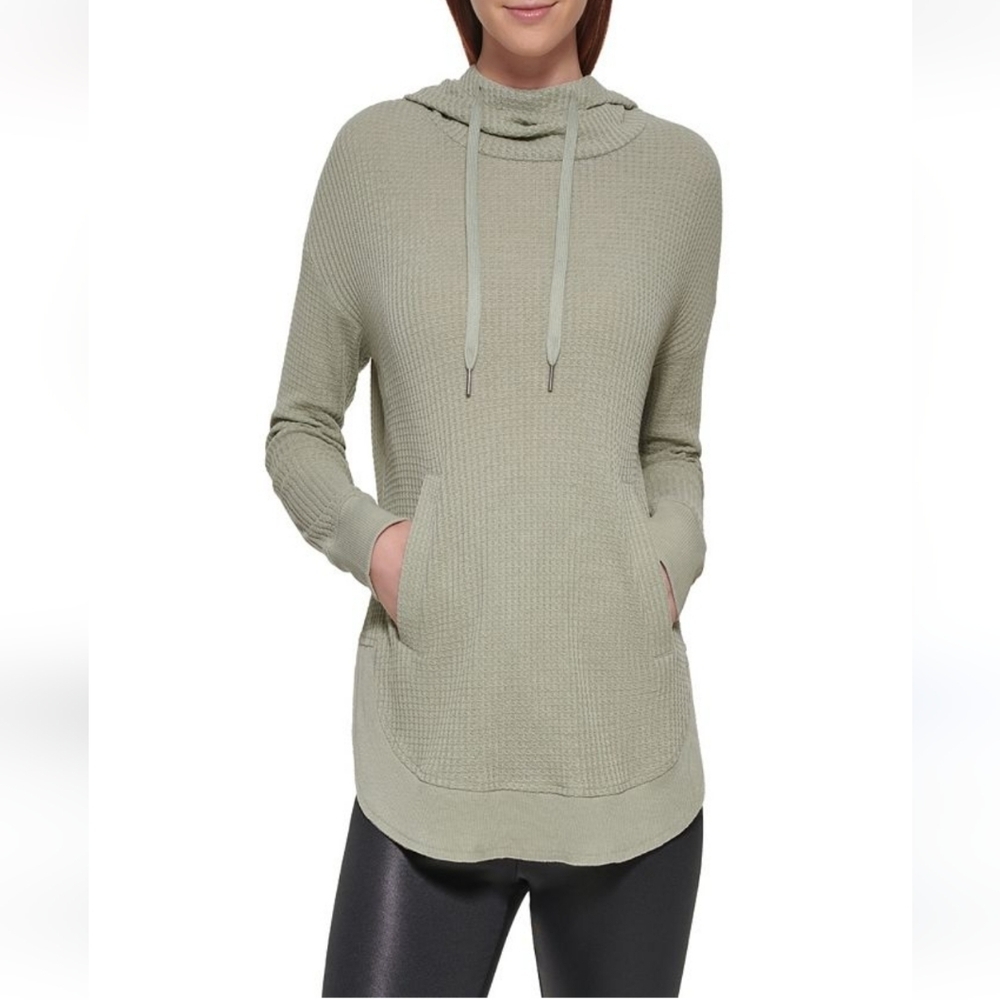 Marc New York Olive Light Weight Pullover Hooded Sweatshirt size S